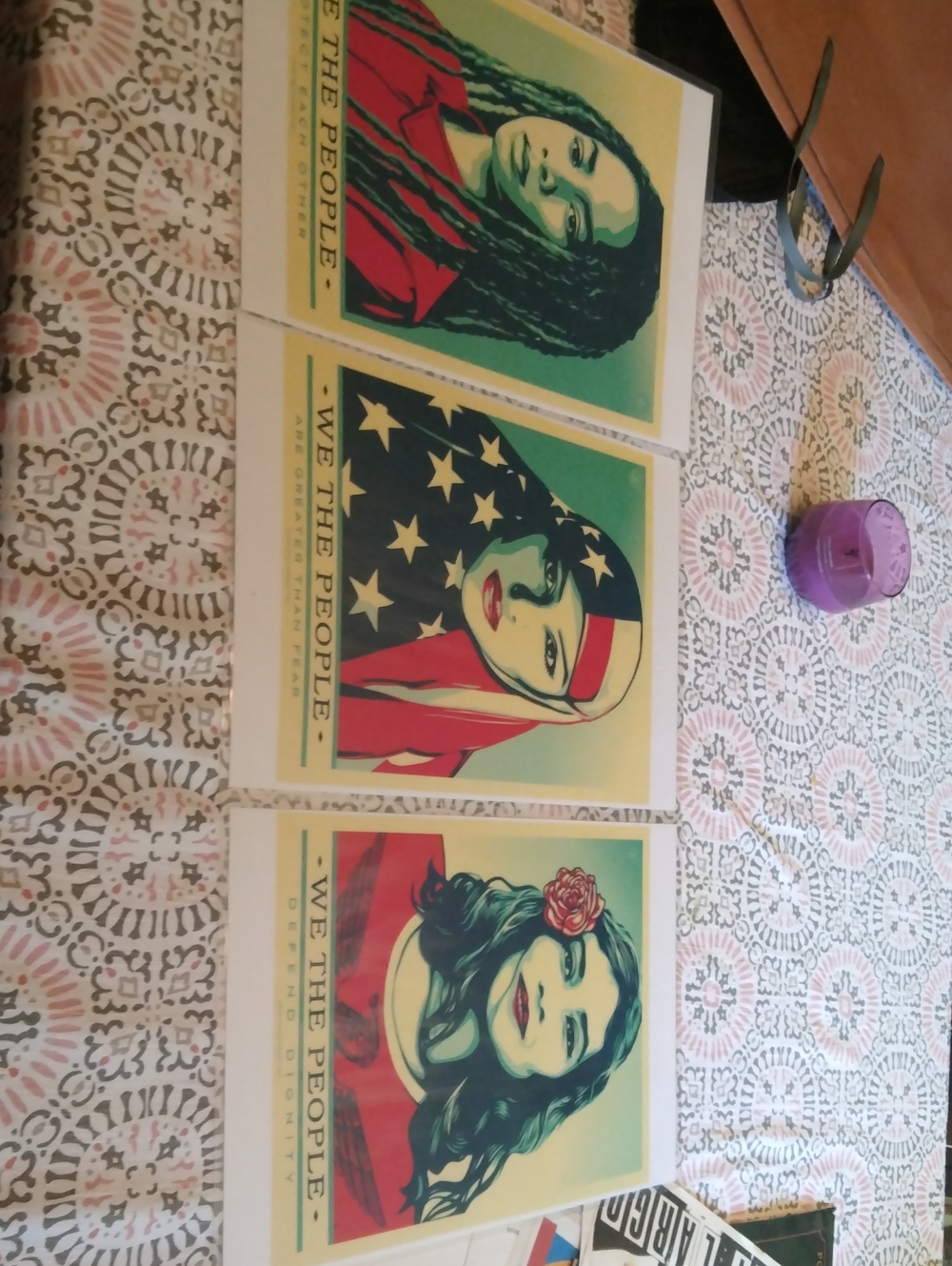 We The People Laminated Prints